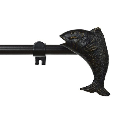 Urbanest 3-4-inch Adjustable Drapery Curtain Rod with Fish Finial