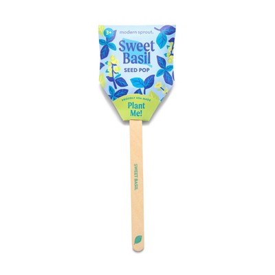 Modern Sprout Sweet Basil Blue Seed Starter Kit