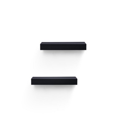 DSVIMOY Planter Stands and Holders Planter Stands Shelf with Invisible Brackets for Home Storage, Black, 20"*5"*4"