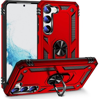 Entronix Case Compatible with Galaxy S22 Plus - Dual-Layer Guard Gripstand