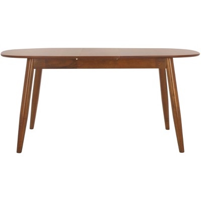 Arran Extension Dining Table - DTB1408A - Walnut - Safavieh