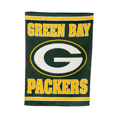Embossed Suede Flag, House Size, Green Bay Packers