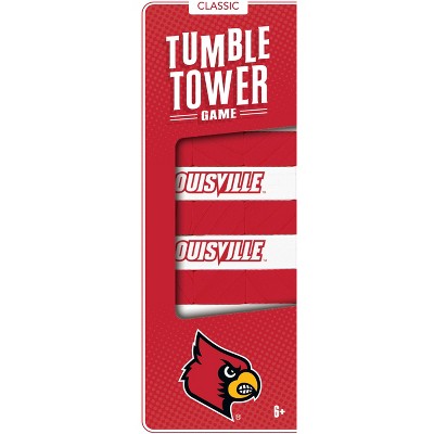 MasterPieces Real Wood Block Tumble Towers - NCAA Louisville Cardinals