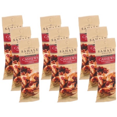 Sahale Snacks Glazed Nuts Cashews With Pomegranate and Vanilla - Case of 9/1.5 oz