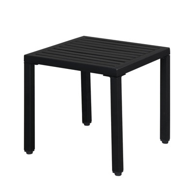 Classic Adirondack Square Side Table - Durable HDPE Composite Outdoor End Table Easy Maintenance & Weather Resistant