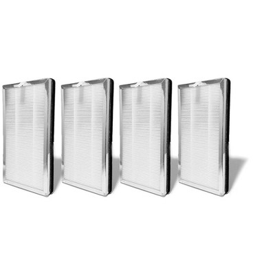 Nispira True HEPA Replacement Filter with Activated Carbon Compatible with MA#15 Air Purifier Part MA#15R, 4 Packs
