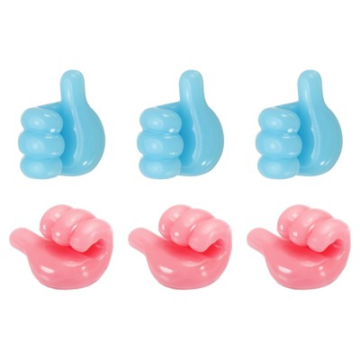 Unique Bargains Cord Holders Cable Clips for Nightstand Wire Organizer Plastic Modern Minimalist