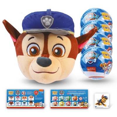 PAW Patrol MiraBall, 3-in-1 Surprise, Blind Box Toys for Kids - Collectable Characters from TV Shows - Metal Ball, Plush, Stickers, White Ribbon