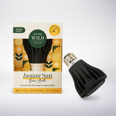 WE THE WILD 11W LED Instant Sun Grow Bulb Black