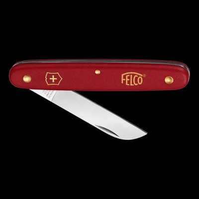 FELCO 3.90 50, All-Purpose Knife, Single Blade Stainless Steel Pocket Knife, Swiss Made