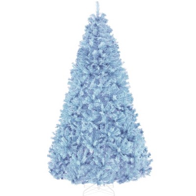 Best Choice Products Artificial Christmas Tree, Premium Unlit Pine Design, Dense Branches  w/Easy Assembly  - Baby Blue