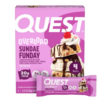 Quest Nutrition Overload Protein Bar - Sundae Funday
