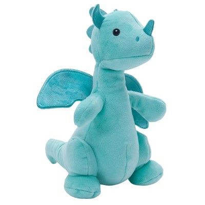 Manhattan Toy Brightfuls Turq Dragon 11" Stuffed Animal Plush Toy