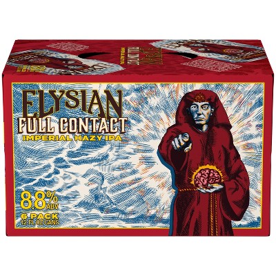 Elysian Full Contact Imperial Hazy IPA Beer - 6pk/12 fl oz Cans