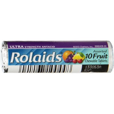 Rolaids Ult Strg Fruit Tablet 1x10ct US