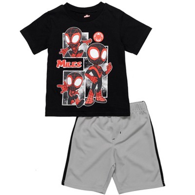 Marvel T-Shirt and Mesh Shorts Outfit Set Toddler