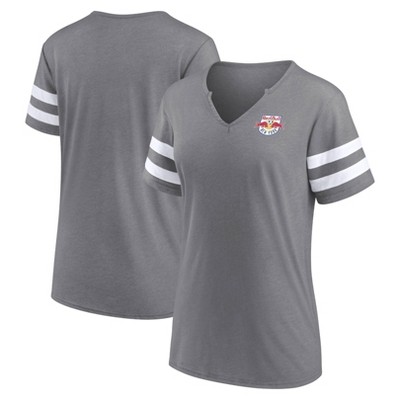 MLS New York Red Bulls Women's Gray Split T-Shirt