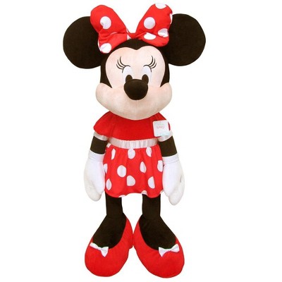 Disney 40" Jumbo Plush Minnie Mouse in Red Dress