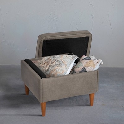 Storied Home Atley Storage Ottoman