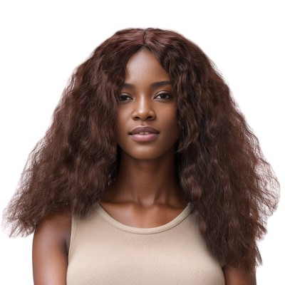 Unique Bargains Women's Curls Hair Wig High Temperature Fiber 1 Pc