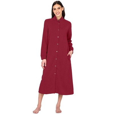 The Lakeside Collection Women's Snap Front Lounger Housecoat