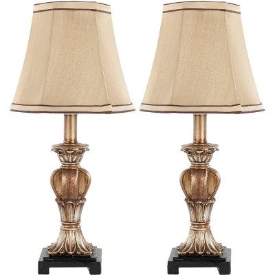 Gabriella Mini Urn Lamp (Set of 2) - 17 Inch Height - LIT4032 - Gold - Safavieh
