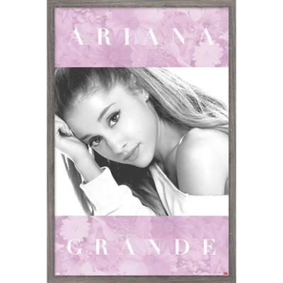 Trends International Ariana Grande - Floral Framed Wall Poster Prints
