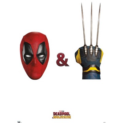 Trends International Marvel Deadpool & Wolverine - Mask and Claws One Sheet Unframed Wall Poster Prints