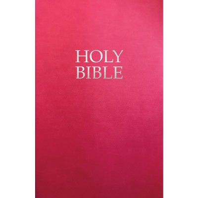 Kjver Gift and Award Holy Bible, Deluxe Edition, Berry Ultrasoft - (King James Version Easy Read Bible) by  Whitaker House (Leather Bound)