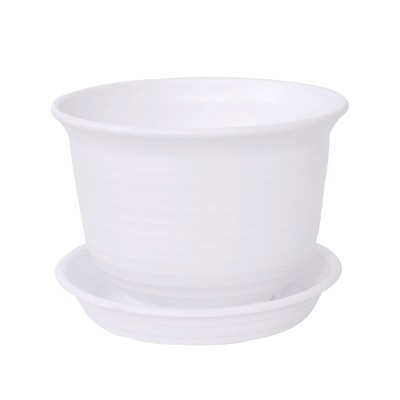 Unique Bargains Yard Succulent Plastic Flower Pot 6.1" Dia