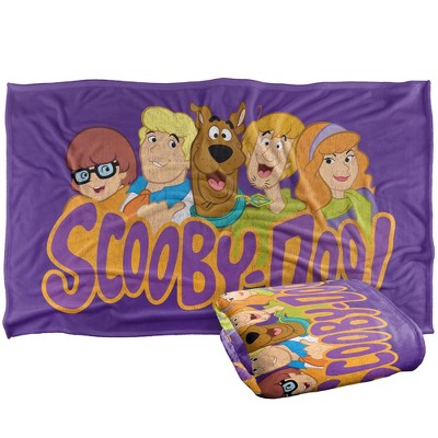 Scooby Doo Scooby and Gang Purple Silky Touch Super Soft Throw Blanket 36" x 58" Scooby Gang