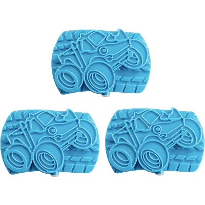 Bentology Hard Ice Pack for Lunch Box or Bag (3 Pack) - Keep Cool Freezer Cold Packs, Reusable and Great for Kids or Adults, Long-Lasting, Slim &