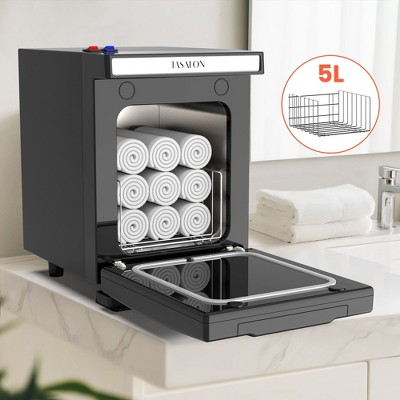 TASALON 5L Towel Warmer Cabinet - Black