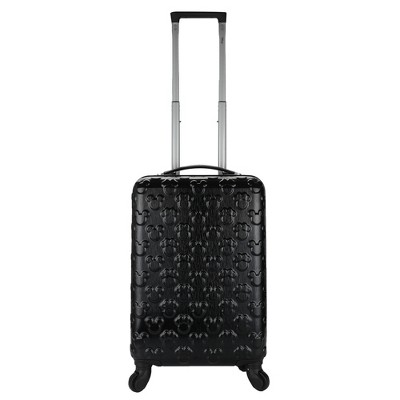 Mickey Mouse 21 Molded Carry-On Luggage Mickey and Minnie Heads Hardside Rolling Luggage