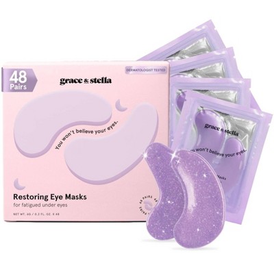 Grace & Stella Restoring Under Eye Masks - Purple