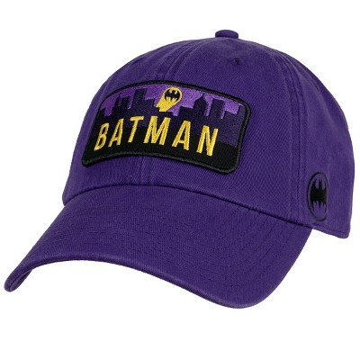 Batman Scenic Patch Vintange Cotton Dad Cap Purple OS