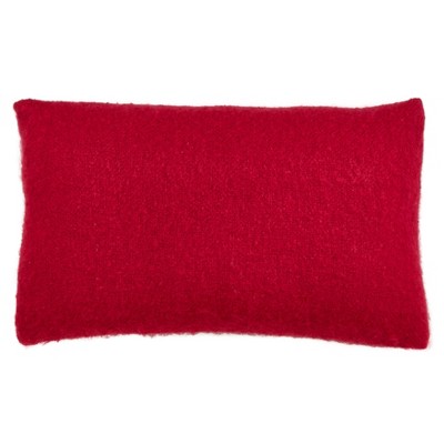 Faux Mohair Throw Pillow Cover - Saro Lifestyle