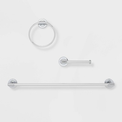 3pc Clean Bath Hardware Set - Threshold™
