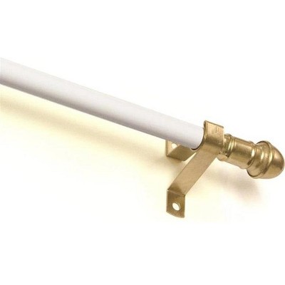 Kenney KN386/1 Adjustable Cafe Rod, White, 28"  to 48"