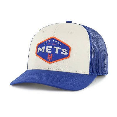 MLB New York Mets County Hat: Adjustable Snapback, Team Logo, Mesh Fabric