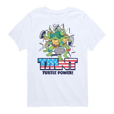 Boys' - Teenage Mutant Ninja Turtles - Turtle Power Americana Short Sleeve Graphic T-Shirt