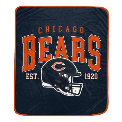 NFL Chicago Bears Vintage Arch Block Ultra Soft Blanket