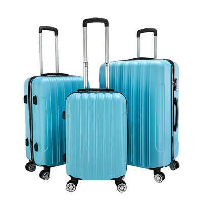 Karl Home 3in1 Multifunctional Large Capacity Traveling Storage Suitcase Luggage Set White