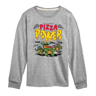 Boys' - Teenage Mutant Ninja Turtles Mutant Mayhem - Pizza Power Long Sleeve Graphic T-Shirt