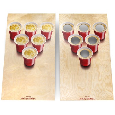 GoSports Beer Pong Cornhole Game - Includes 2 Boards, 8 Bean Bags and Carrying Case