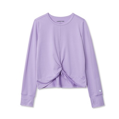 Lands' End Kids Active Long Sleeve Twist Top