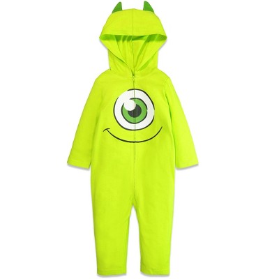 Disney Pixar Monsters Inc. Mike Baby Zip Up Cosplay Coverall Newborn to Infant