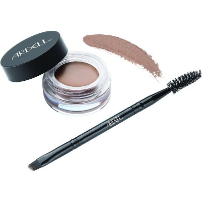 Ardell Professional Brow Pomade (Medium Brown) Sculpt, fill-in and set brows | Creamy, easy to blend formula