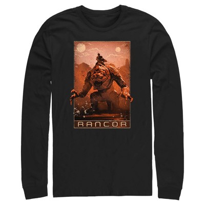 Men's Star Wars: The Book of Boba Fett Rancor on the Loose Long Sleeve Shirt
