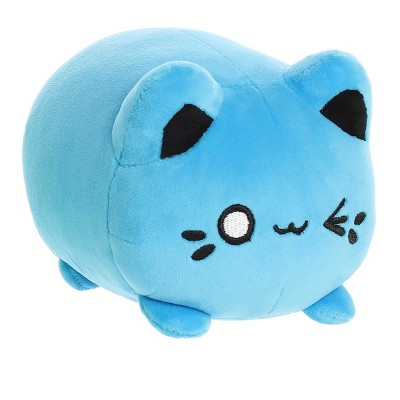 Aurora Small Electric Blue Meowchi Tasty Peach Enchanting Stuffed Animal 7"